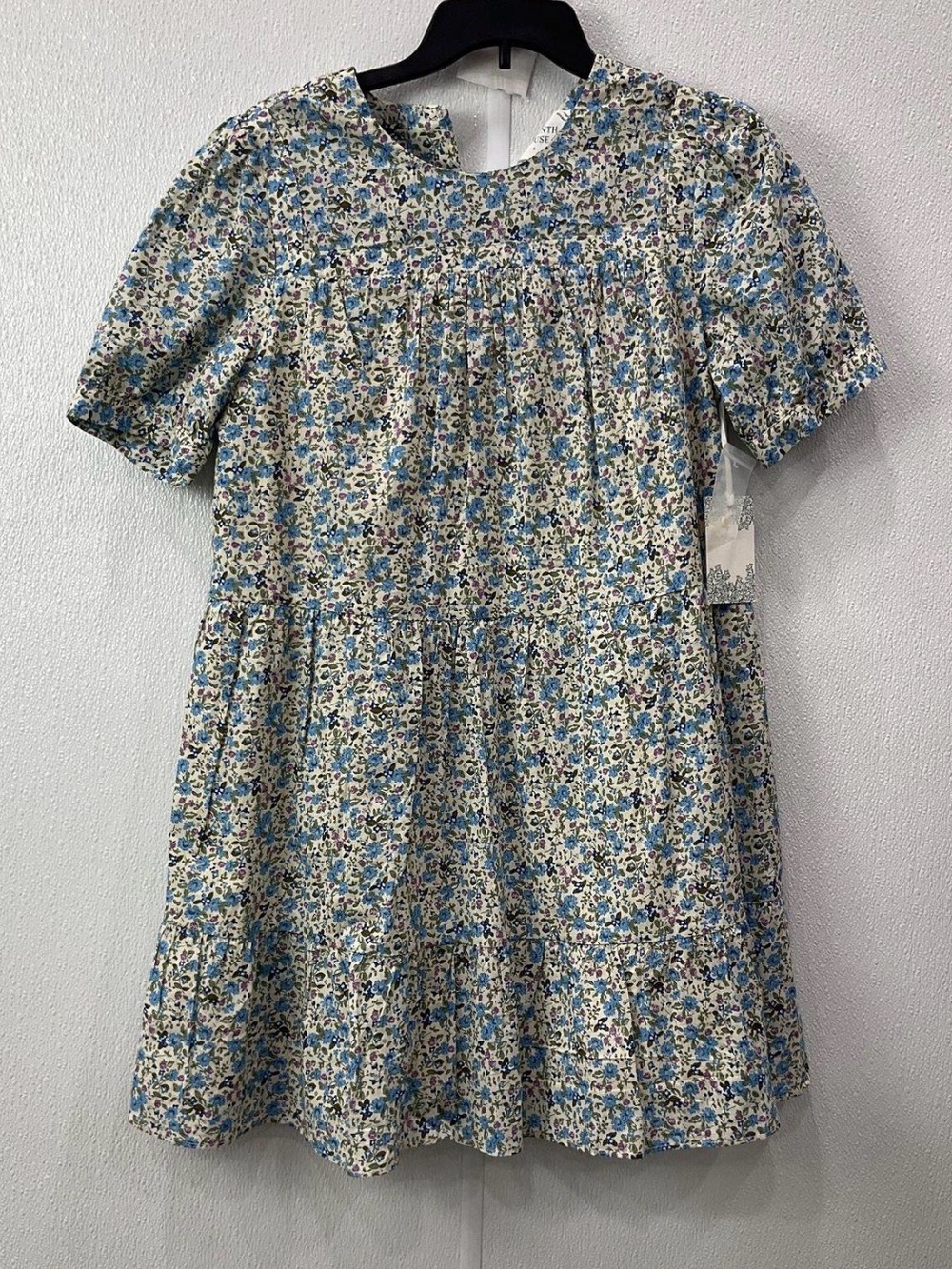 Tuckernuck Hyacinth House Quinn Dress Blue Floral Tiered NWT Coastal Preppy - Picture 4 of 8